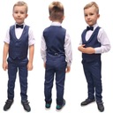 Элегантный комплект для мальчика с рубашкой, жилетом и галстуком-бабочкой 110