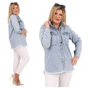 ДЛИННАЯ ДЖИНСОВАЯ РУБАШКА ЖЕНСКАЯ, МОДНАЯ, КЛАССИЧЕСКАЯ, РАЗМЕРЫ