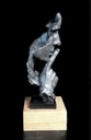 Скульптура - Тишина H-33,5 см. Цвет: старое серебро.