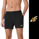 МУЖСКИЕ ШОРТЫ 4F СПОРТИВНЫЕ ШОРТЫ ДЛЯ БАССЕЙНА С МЕТАЛЛИЧЕСКИМ ЛОГОТИПОМ