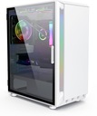 Большой корпус ATX Segotep Gank 5 White Midi Tower Навесная стеклянная панель