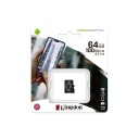 Карта памяти Kingston microSD 64 ГБ 100 МБ/с UHS-I Plus