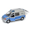 Auto Polícia Van kovové so zvukom sirén 14cm pohonom svetiel Model policja