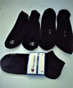 členkové ponožky ponožky ČIERNE CHAMPION 3-PACK R 35-38 Povrch matný
