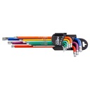 Ключи шестигранные Torx T10-50, набор из 9 шт. красочный НЕО