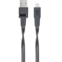 Rivacase Kábel Lightning MFi BK12 1,2m čierny Porty USB - Apple Lightning