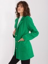 ТВИДОВЫЙ ПИДЖАК женское пальто 100% ХЛОПОК весенняя КУРТКА зеленая S/M