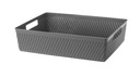 КОРЗИНА КОНТЕЙНЕР ДЛЯ МЕЛКИХ ПРЕДМЕТОВ 29653 СЕРЫЙ ALESA LUIS