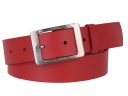 КОЖАНЫЙ Широкий женский ремень КРАСНЫЙ 4см