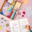 Набір для творчості Подарунок Дівчатка Блокноти Щоденник Блокнот DIY Наклейки купити з Польщі