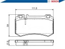 PLAQUETTES FREIN MERCEDES W220 S-KLASA 99- ARRIÈREphoto 16