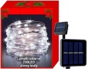 Красивые СОЛНЕЧНЫЕ ПРОВОДНЫЕ ЛАМПЫ 200 LED ХОЛОДНЫЙ БЕЛЫЙ