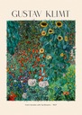 ГУСТАВ КЛИМТ ПОСТЕР ПОДСОЛНУХИ 40х50 см #306