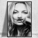 Кейт Мосс холст постер живопись p