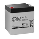 Аккумулятор SSB SB 5-12 AGM 5 Ач 12 В 6-9 лет