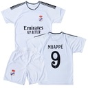 KOMPLET PIŁKARSKI MBAPPE REAL MADRYT 134 cm STRÓJ SPORTOWY
