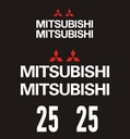 Наклейки на вилочный погрузчик MITSUBISHI FD 25 FD25