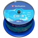VERBATIM CD-R, 700 МБ, СКОРОСТЬ 52X, 50 шт.