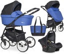 МНОГОФУНКЦИОНАЛЬНАЯ КОЛЯСКА 3в1 Riko BASIC SPORT BLUE