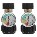 2PCS VERSATILE PROPANE BAKAS CONNECTOR WITH ACCURATE PRESSURE METER  photo 7