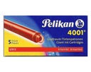 КАРТРИДЖИ ДЛЯ РУЧКИ PELIKAN, ДЛИННЫЕ, КРАСНЫЕ