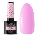 Гибридная база для ногтей CLARESA Power Base 07, конфетно-розовый оттенок