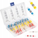 ZŁĄCZKI RURKI KOSZULKI TERMOKURCZLIWE Z CYNĄ 100 szt