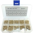 Вставьте резьбовые вставки M2 M2,5 M3 M4 Установите 220 ПК.