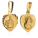 СЕРЕБРЯНЫЙ СКАПЛЕР МЕДАЛИТ СКАПЛЕР В СЕРДЦЕ 925