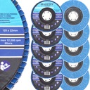 ШЛИФОВАЛЬНЫЙ ДИСК ИЗ ЦИРКОНИЙНОЙ СТАЛИ 125 P80x10