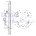 DELPHI BG3422 DISCO DE FRENADO 