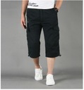 Capri Long Cargo Shorts Men 2022 Summer Casual Cot