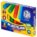 Школьный пластилин Intense Colors 8 цветов 3+ Astra