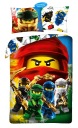 ХЛОПКОВОЕ ПОСТЕЛЬНОЕ ИЗДЕЛИЕ 140 Х 200 СМ LEGO NINJAGO