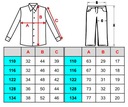 GARNITUR KOMPLET ELEGANCKI KOSZULA STÓJKA 122 Materiał dominujący bawełna