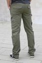 Nohavice BRANDIT Adven Slim Fit Trousers Oliv S Hmotnosť (s balením) 0.7 kg