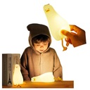 LAMPKA NOCNA MIĘKKA SILIKONOWA DLA DZIECKA KACZUSZKA LED PILOT KACZKA