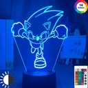 SONIC THE HEDGEHOG 3D СВЕТОДИОДНЫЙ НОЧНИК С ДИСТАНЦИОННЫМ УПРАВЛЕНИЕМ