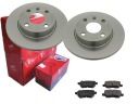ЗАДНИЕ ДИСКИ, КОЛОДКИ TRW OPEL CORSA C 240MM