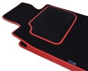 CHRYSLER 300M 1999-2004R. ALFOMBRILLAS DE FELPA PARA MODELO SILVER ROJO CUERO 