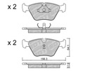 СПОРТИВНЫЕ КОЛОДКИ SDT - JAGUAR XJR X308 97-03 ПЕРЕД изображение 2