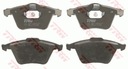 ZAPATAS DE FRENADO VOLVO P. S40- V50 04- - SAAB 9- 3 RUEDAS 17 