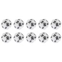 НАБОР ИЗ 10 КУБИКОВ K20 RPG БЕЛЫЙ ИКОСАЭДРИЧЕСКИЙ