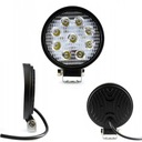 СВЕТОДИОДНАЯ ГАЛОГЕННАЯ РАБОЧАЯ ЛАМПА 27ВТ КРУГЛАЯ 30 ГРАДУСОВ