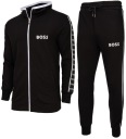 КОМПЛЕКТ МУЖСКОГО СПОРТИВНОГО КОСТЮМА СВИТШОТ HUGO BOSS, ЧЕРНЫЙ SLIM FIT, XXL