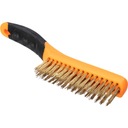 ЩЕТКА ОТ Ржавчины ЛАТУННАЯ ПРОВОЛОКА 4 РЯДА C4357