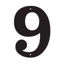 АДРЕСНАЯ ТАБЛИЧКА ВЫВЕСКА ДОМА НОМЕР 9, МЕТАЛЛ