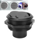 BLACK ROUND LATTICE AIR CONDITIONING LONG TYPE 82/75/46MM DO CAR AUTOBUSOWEGO  photo 5
