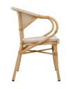 Jedálenská stolička BISTRO PARIS ARM svetlohnedý ratan Stav balenia originálne