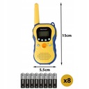 WALKIE TALKIE KRÁTKE VLNY pre deti VELIKÁNSKY DOSAH 3km LCD SET Loki Toki Hrdina / rozprávka žiadny